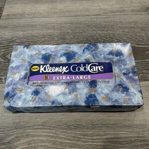 Vintage 1996 Kleenex ColdCare Extra Large Facial Tissues-3 Ply-50% Larger